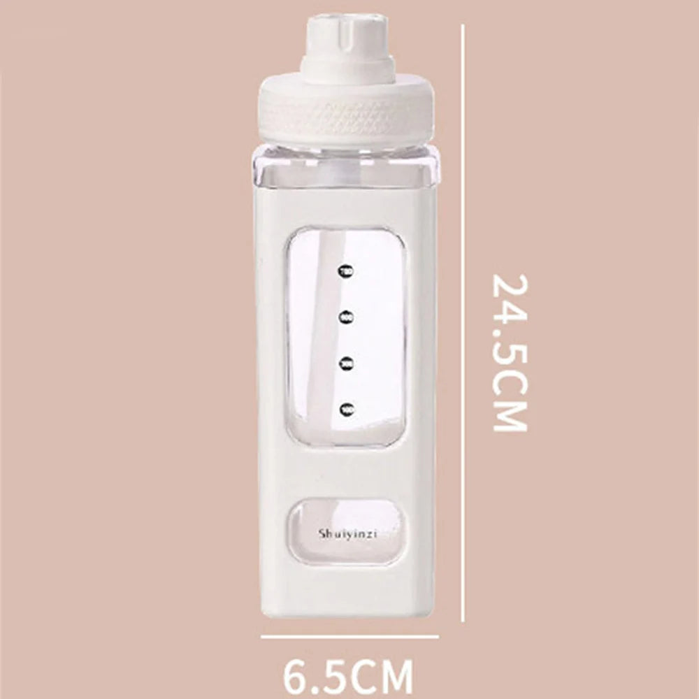 Kawaii Water Bottle With Straw