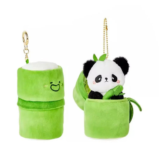 Bamboo Panda Plushie keychain