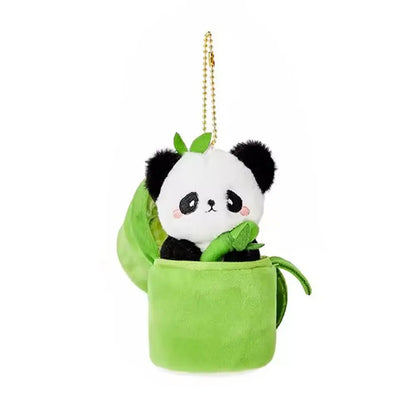 Bamboo Panda Plushie keychain