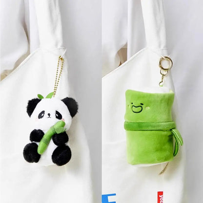 Bamboo Panda Plushie keychain