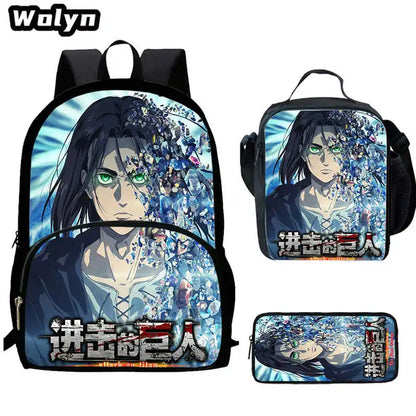 Attack On Anime Titan 3 piece School Set