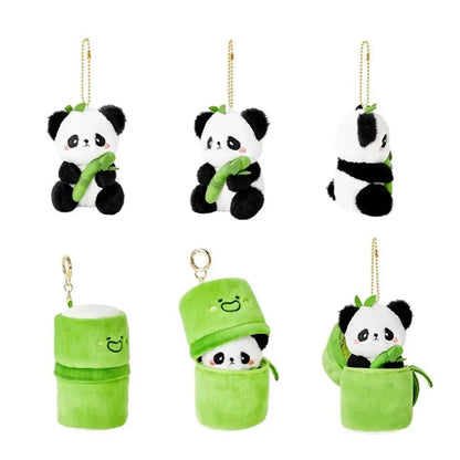 Bamboo Panda Plushie keychain